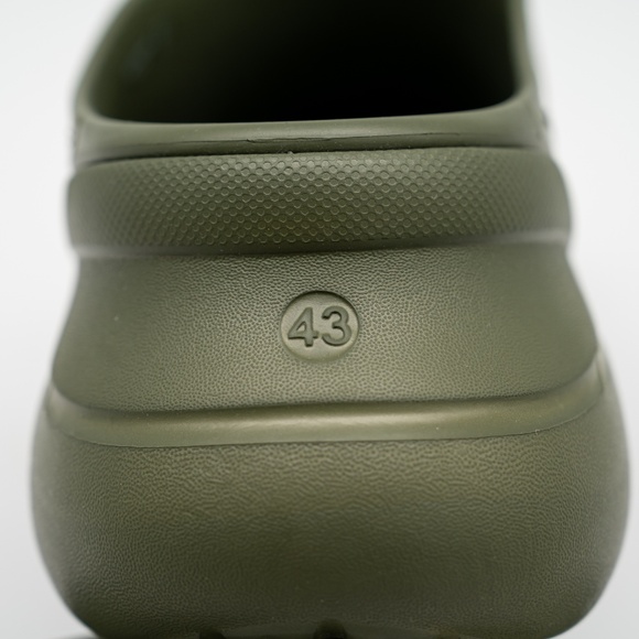 size 43 - Balenciaga Crocs Mule Green Khaki Rubber Slide Sandal Platform main image 10